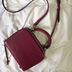 Rebecca Minkoff Box Crossbosy Bag | Beet Color